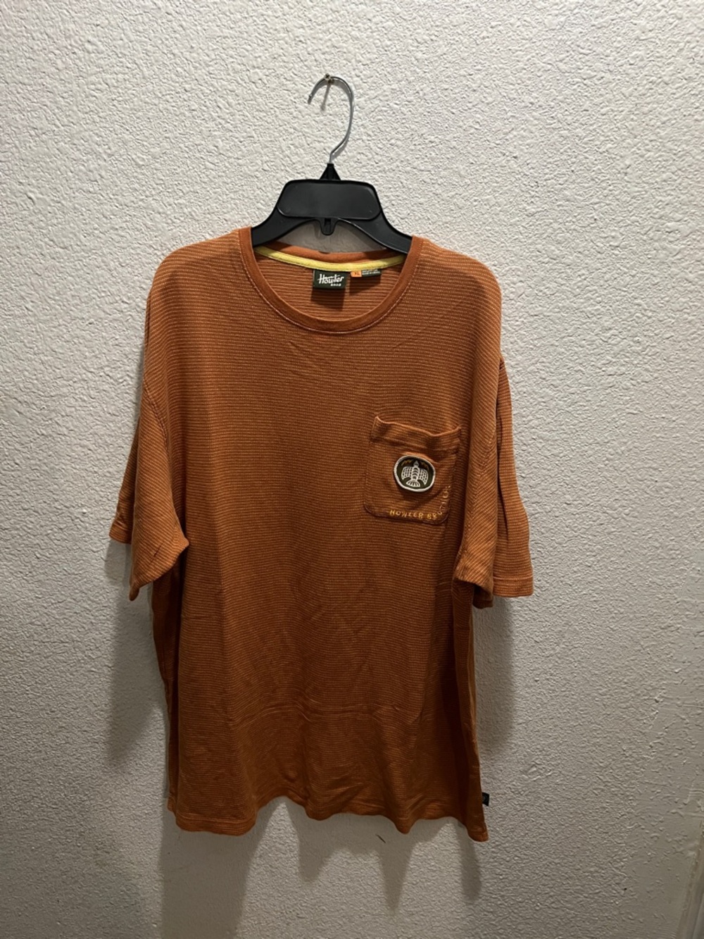 Howler Brothers Short Sleeve Pocket Tee - Rust Orange